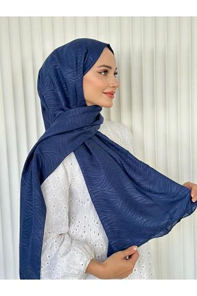 شال سرمه ای زنانه Pull Scarfs - کد 891724117