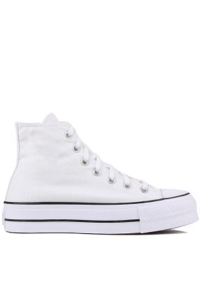 کفش اسنیکر سفید زنانه بند دار Converse - کد 891710214