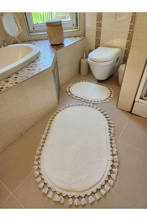 پادری حمام سفید پلی استر YTR HOME - کد 849039909
