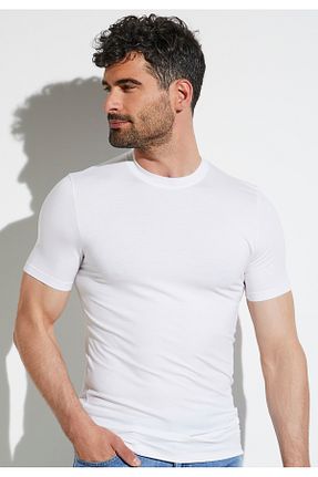 تیشرت سفید مردانه رگولار Zimmerli - کد 896490615