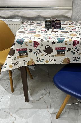 رومیزی بژ نایلون Pimula home - کد 892720101