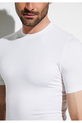 تیشرت سفید مردانه رگولار Zimmerli - کد 896490615