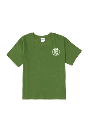 تیشرت سبز بچه گانه اورسایز U.S. Polo Assn. - کد 891734174