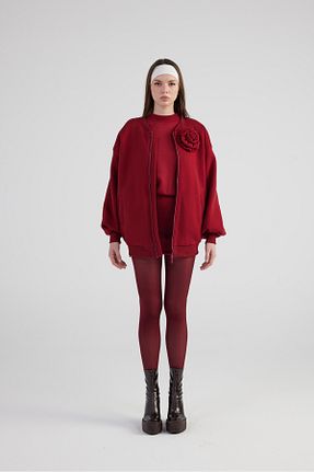 کت زرشکی زنانه رگولار HOLLY LOLLY - کد 864897548