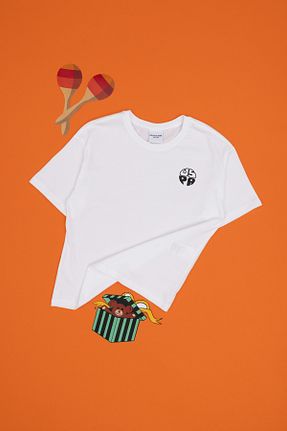 تیشرت سفید بچه گانه یقه دوچرخه U.S. Polo Assn. - کد 891730855