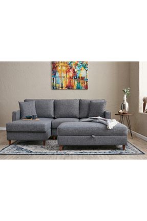 ست گوشه ای طوسی 90 x 210 Vivense - کد 841243739