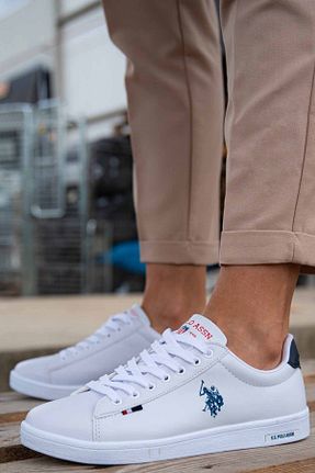 کفش پیاده روی سفید مردانه چرم مصنوعی U.S. Polo Assn. - کد 472921644