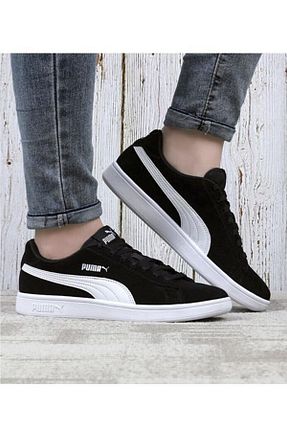 کفش پیاده روی مشکی زنانه چرم مصنوعی Puma - کد 641662282