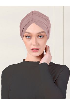 روسری بژ ساده ada sanatsal - کد 762915640
