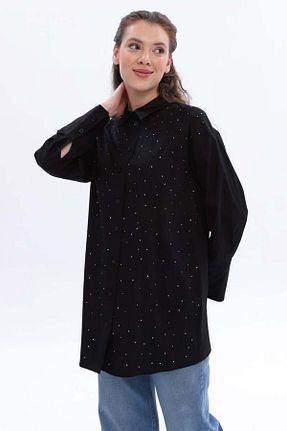تونیک حجاب مشکی زنانه %100 پنبه ALLDAY - کد 891742994