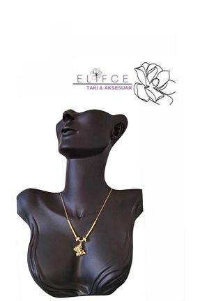گردنبند استیل ( فولاد ) زرد استیل (فولاد) ELİFCETAKİ - کد 883382100