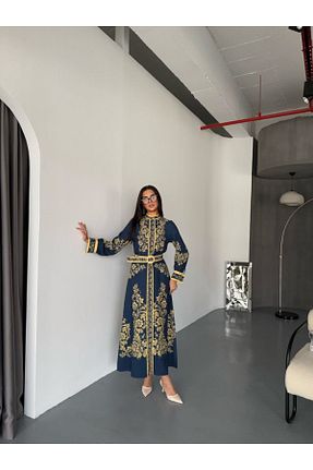 لباس حجاب سرمه ای زنانه رگولار suphias - کد 892721298