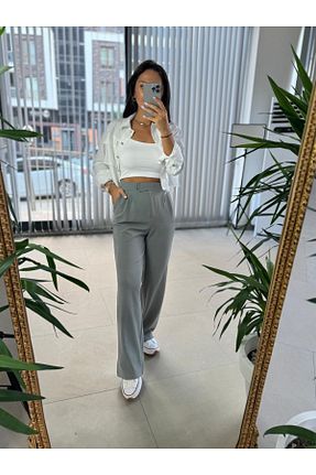 شلوار طوسی زنانه پارچه caddstore - کد 891750299