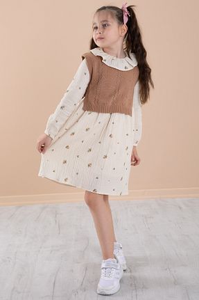 لباس بژ بچه گانه بافتنی Cansın Mini - کد 892731761