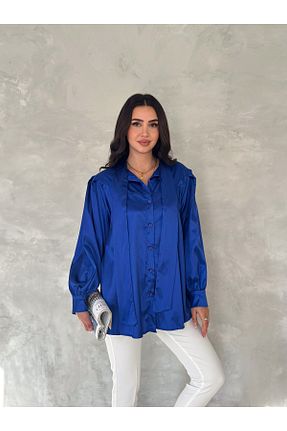 پیراهن سرمه ای زنانه گشاد Amorti - کد 891758366