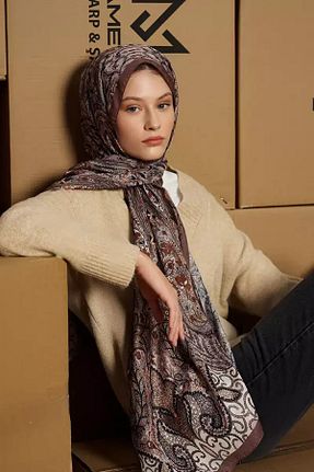 شال سفید زنانه پلی استر Madame Polo - کد 891756511