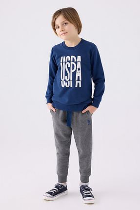 ست لباس راحتی آبی بچه گانه ساده U.S. Polo Assn. - کد 892859690