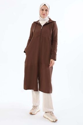 رویه حجاب قهوه ای زنانه پنبه پلی استر ALLDAY - کد 891768954