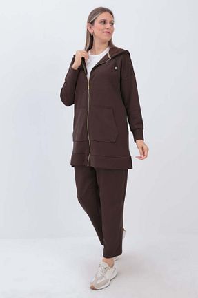 ست گرمکن حجاب قهوه ای زنانه Relaxed ALLDAY - کد 892854165