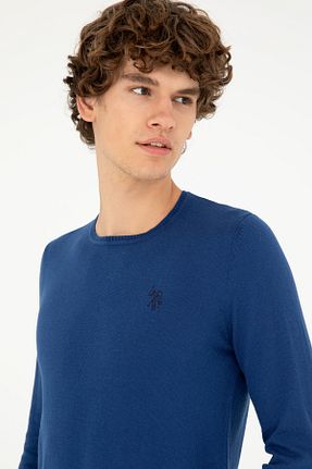 پلیور سرمه ای مردانه ساده U.S. Polo Assn. - کد 891774261