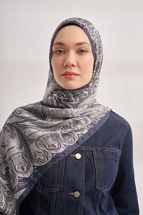 شال سرمه ای زنانه پلی استر ARMANDA - کد 892856674