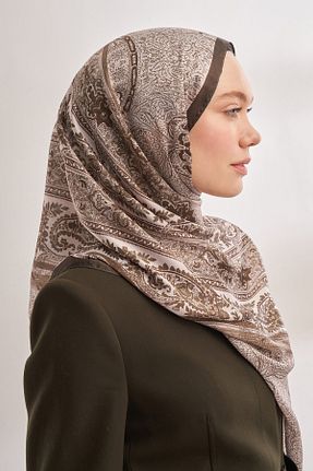 شال قهوه ای زنانه پلی استر ARMANDA - کد 892855814