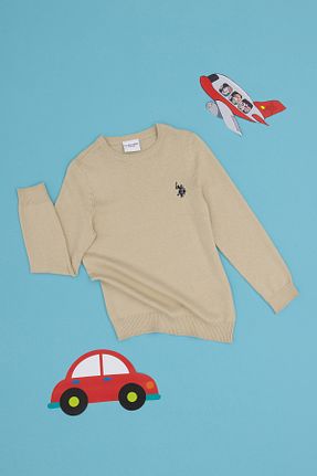 پلیور سرمه ای بچه گانه ساده U.S. Polo Assn. - کد 891794958
