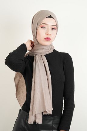 شال زرد زنانه پنبه ای 03KIZKULESITEKS - کد 891786192