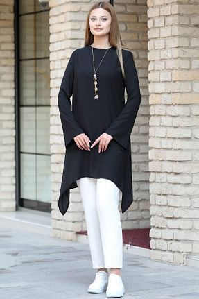 تونیک حجاب مشکی زنانه بافتنی modapodyum - کد 892862509