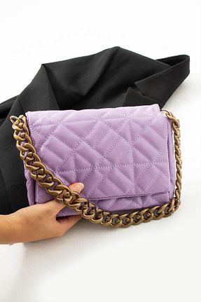 کیف دوشی بنفش زنانه چرم مصنوعی Kaya Bag - کد 891787904