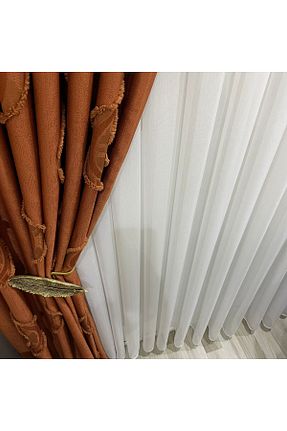 پرده توری نباتی ریل دار GACALLAR HOUSE - کد 881910700