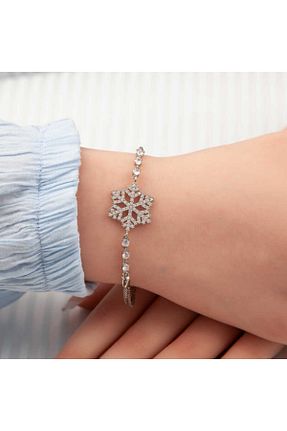 دستبند نقره زنانه 925 عیار Genel Markalar - کد 891808500