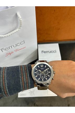 ساعت مچی طوسی مردانه 46-50 میلی متر Ferrucci - کد 891906505