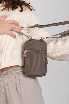 کیف پستچی قهوه ای زنانه پارچه ای Baginn - کد 893264631