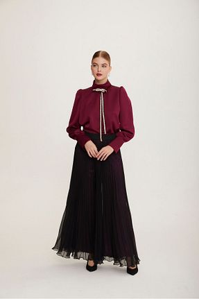 شلوار سفید زنانه پاچه پهن BALA COUTURE - کد 899526826