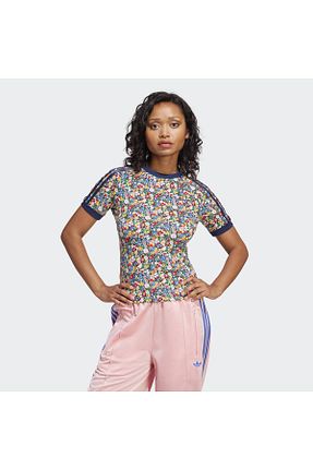 تیشرت رنگی زنانه اسلیم فیت adidas - کد 893279732