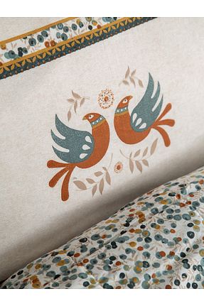 روتختی دونفره سبز پنبه ای BED LİNE - کد 891964453