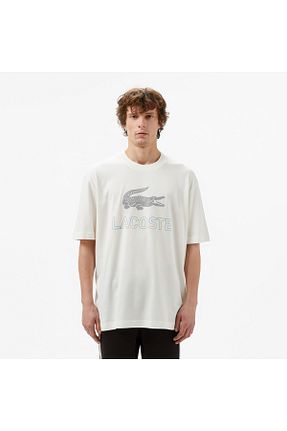 تیشرت سفید مردانه رگولار Lacoste - کد 849697212