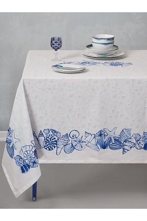 رومیزی آبی Dertsiz Cotton Box - کد 771971425