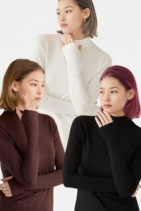 بادی مشکی زنانه یقه ایستاده VODENS - کد 893307845