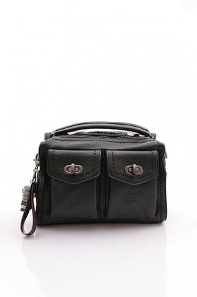 کیف دوشی مشکی زنانه چرم مصنوعی ÇÇS - کد 847749695