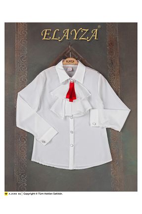 پیراهن سفید بچه گانه رگولار Elayza - کد 891997603