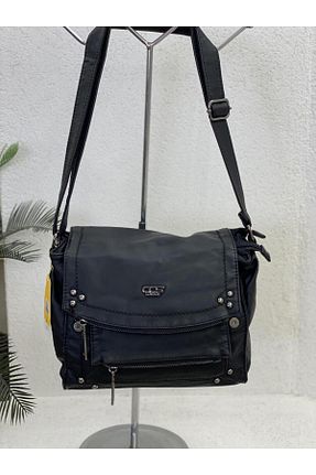 کیف دوشی مشکی زنانه چرم مصنوعی ÇÇS - کد 815580879