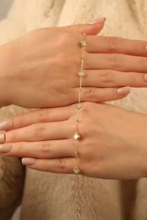 دستبند طلا طلائی زنانه 8 عیار Çgk Çiğdem Gürel Kuyumculuk - کد 891995891
