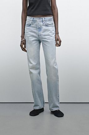 شلوار آبی زنانه پنبه ای Massimo Dutti - کد 893310909