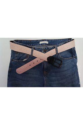 کمربند صورتی زنانه چرم مصنوعی rose moda - کد 891997570