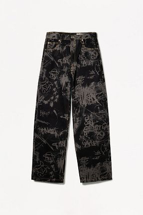 شلوار جین طوسی مردانه رگولار Bershka - کد 891994482