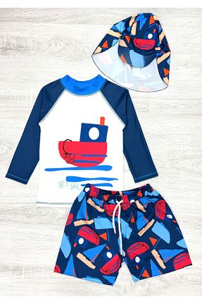مایو رنگی بچه گانه مخلوط پلی استر My Kids Wear - کد 893315178