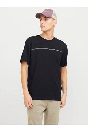 تیشرت مشکی مردانه رگولار Jack & Jones - کد 892259341