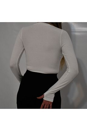 بادی سفید زنانه پنبه ای BASIC.ES - کد 892011312